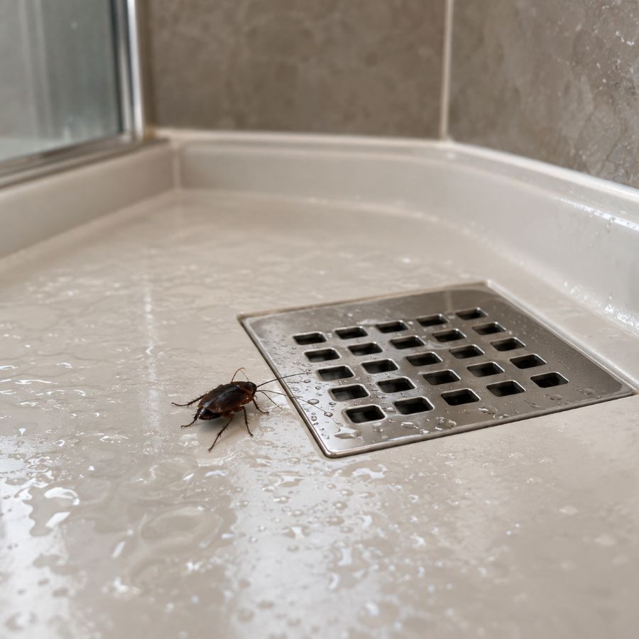 Bagni e scarichi – disinfestazione blatte in Lombardia